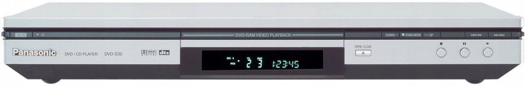 Odtwarzacz DVD CD Mp3 Panasonic DVD-S35 Silver