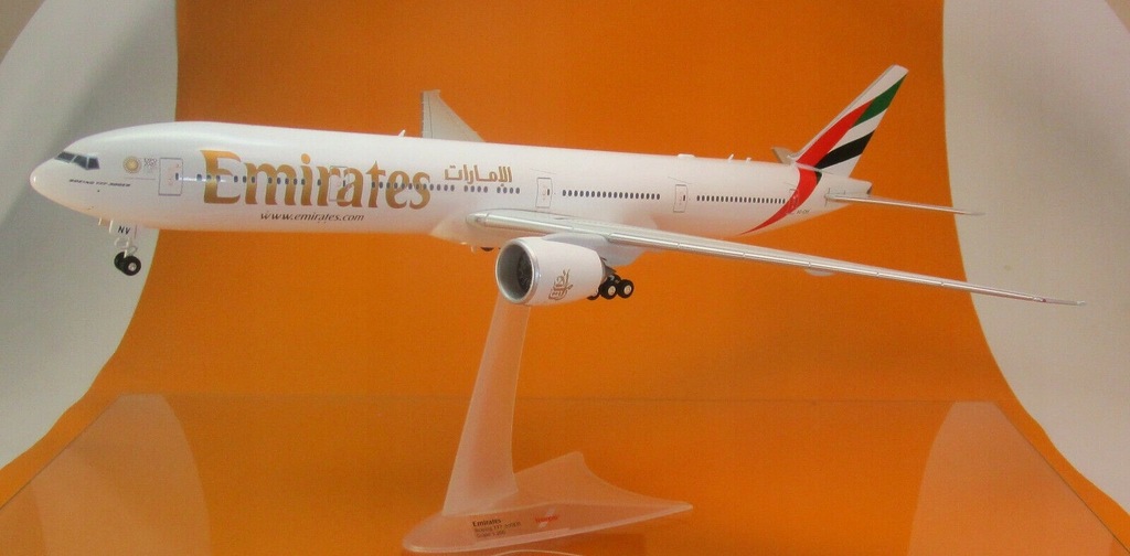 Boeing 777-3ER Emirates Herpa model samolotu 1:200