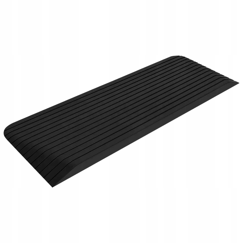 vidaXL Rampy progowe, 2 szt., 110x41x5 cm, gumowe