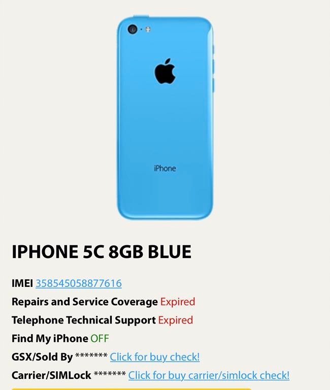 Apple IPhone 5c bez blokady icloud