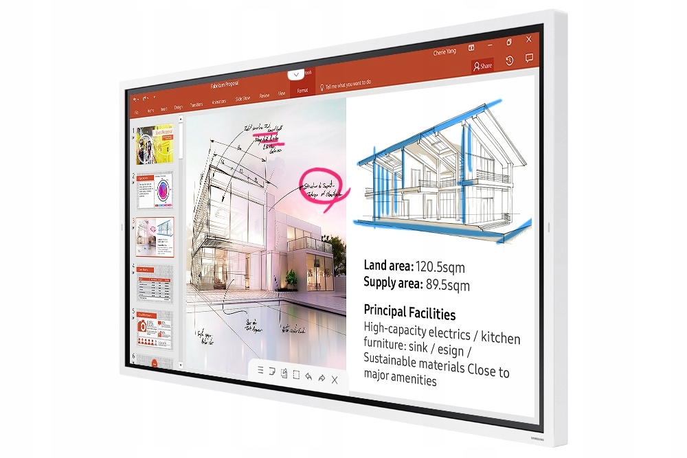 Monitor Dotyk. Samsung Flip 2 WM85R LH85WMRWLGCXEN