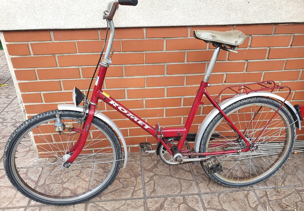 Stary rower ROMET składak vintage retro PRL 24 cal