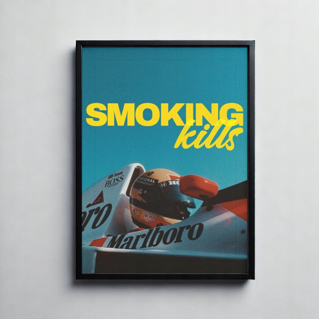 Plakat A3 smoking kills F1- ozdoba do pokoju dekoracja prezent