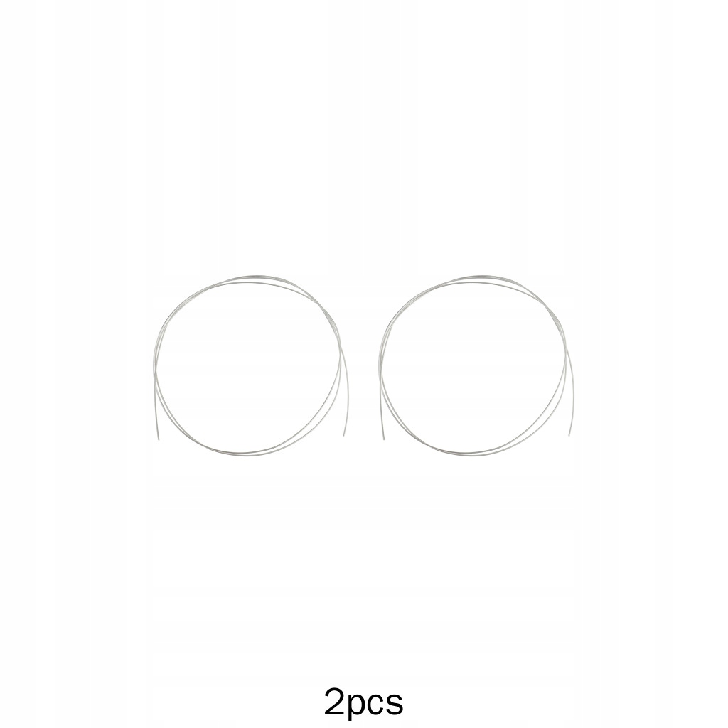 2x 50cm srebrny drut Srebra 925 Litego Drut Z Ze