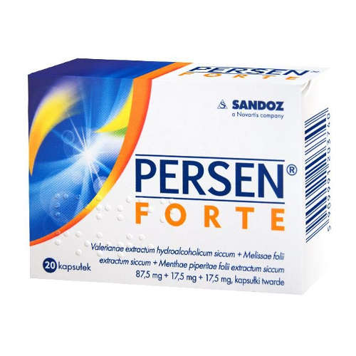 PERSEN FORTE lek na uspokojenie 20 kapsułek