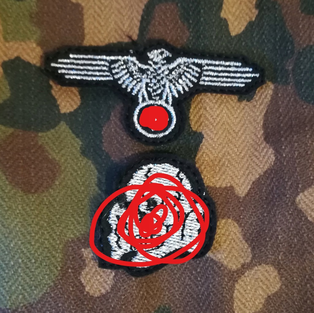 Komplet na czapkę / furażerkę oficer - wyprzedaż no.987