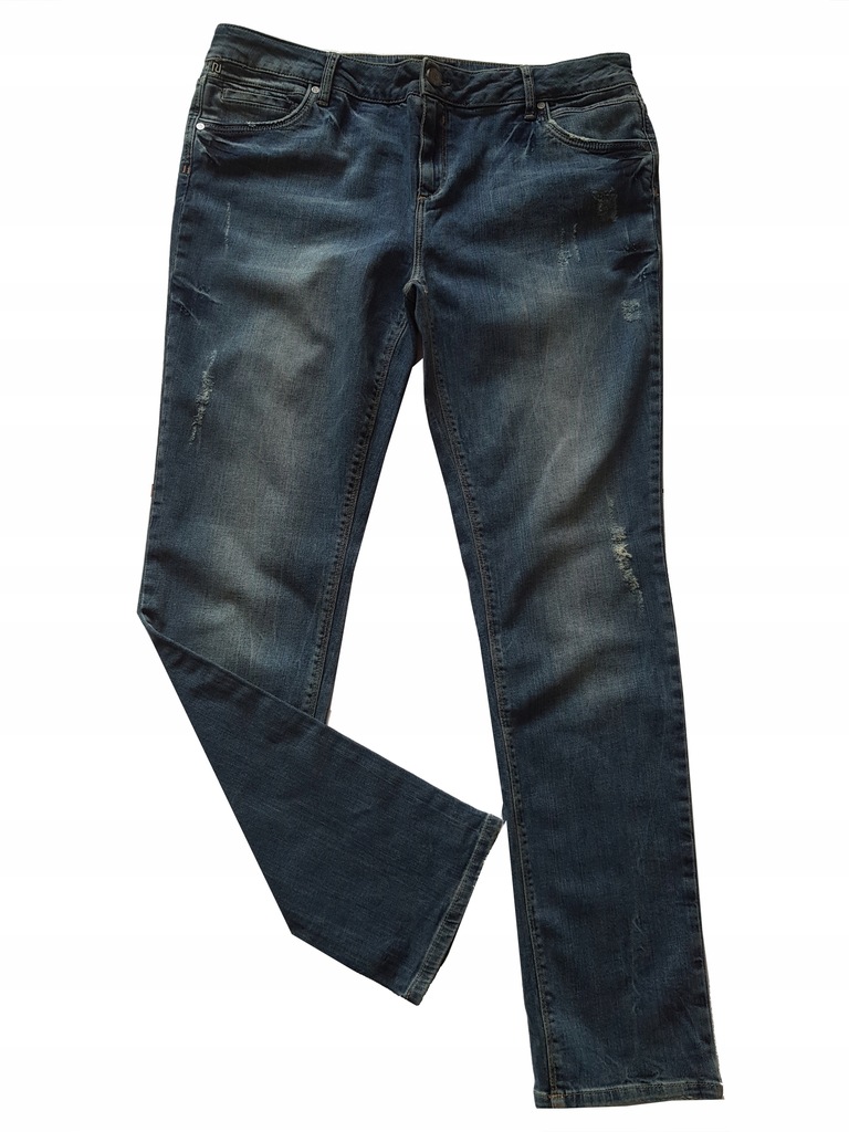 RIVER ISLAND SPODNIE JEANSOWE XL 36/32