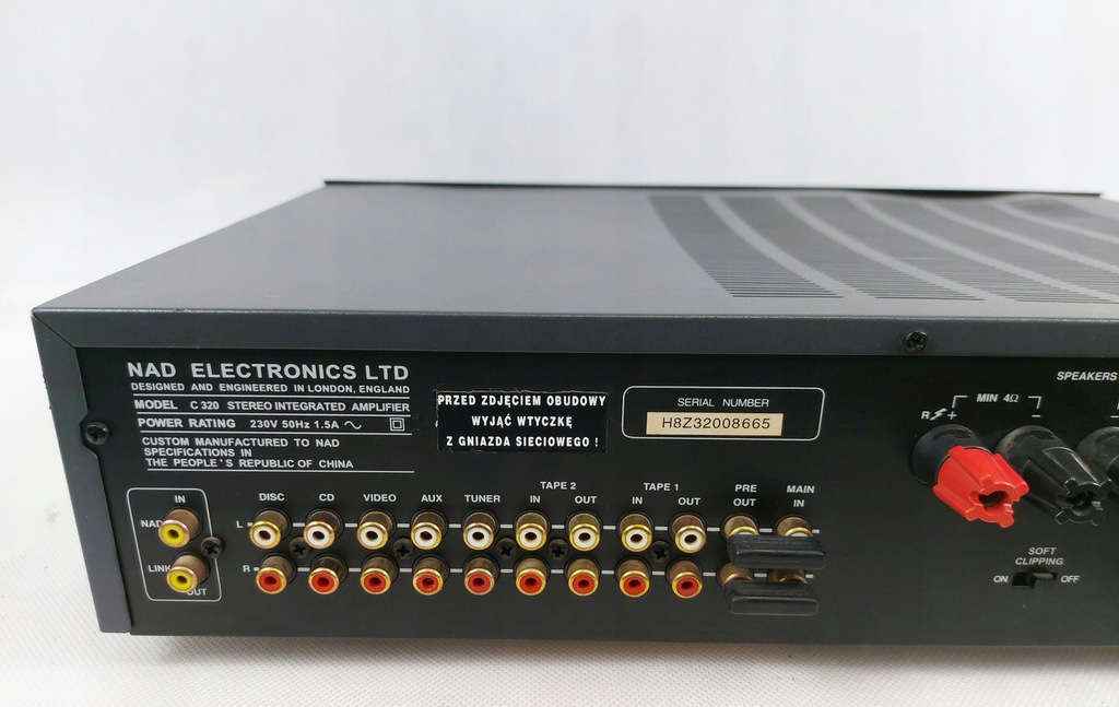 NAD C320 – wzmacniacz stereo + pilot - 13154347483 - oficjalne