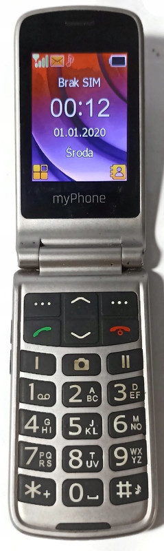 Telefon komórkowy myPhone Rumba 2 32 MB / 32 MB 2G czarny