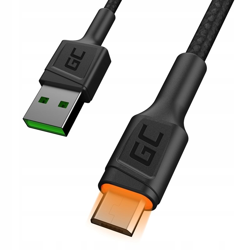 Green Cell Ray - Kabel Przewód USB - microUSB 120c