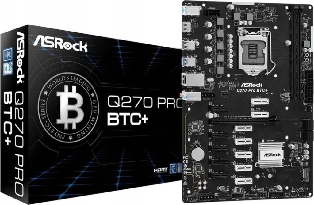 Płyta główna ASRock Q270 PRO BTC+ OUTLET