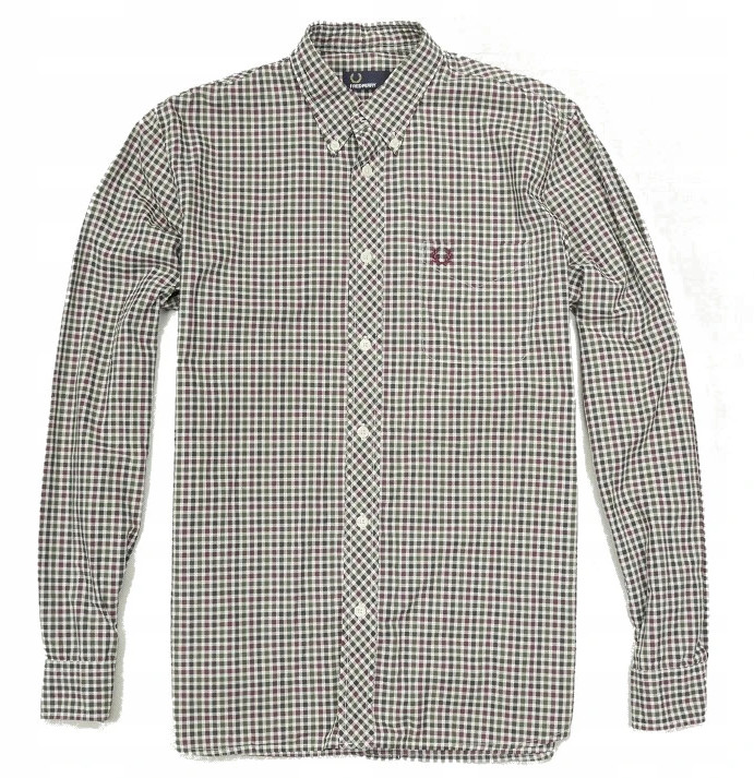 FRED PERRY koszula button down kratka M