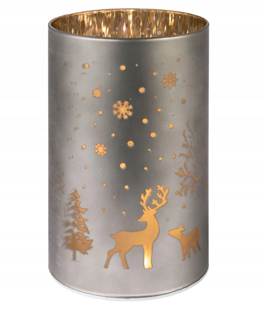 LIVARNO Lampion LED "Jelonki w lesie ze śniegiem"