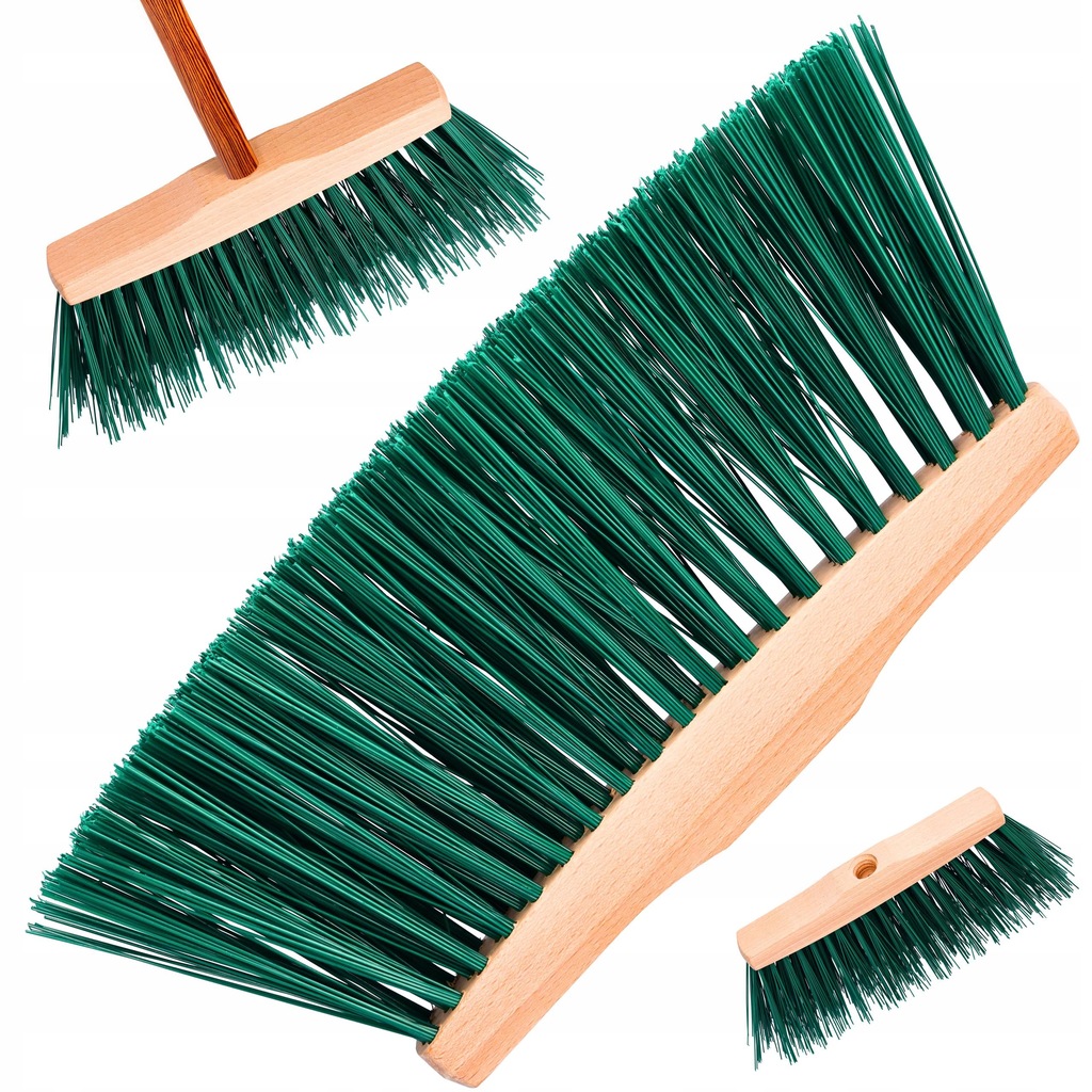 Szczotka do zamiatania 240mm Miotła gospodarcza 24cm + kij 120 cm