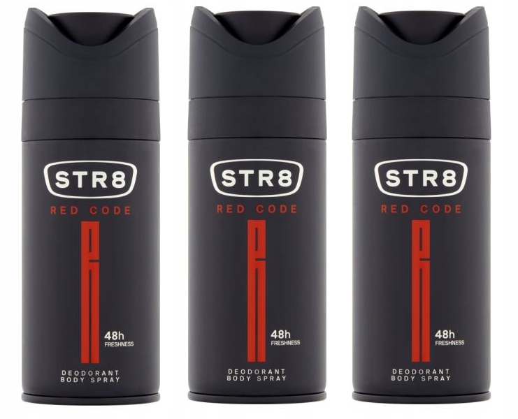 Dezodorant STR8 RED CODE spray 150 ml PAKIET