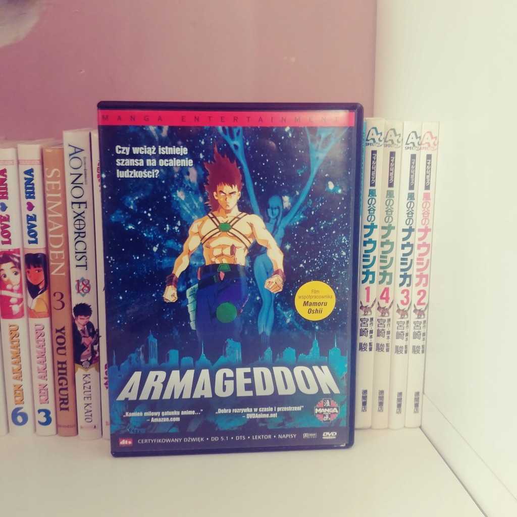 armagedon manga anime płyta dvd