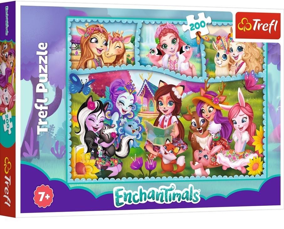 PUZZLE 200 NIEZWYKŁY ŚWIAT ENCHANTIMALS TREFL