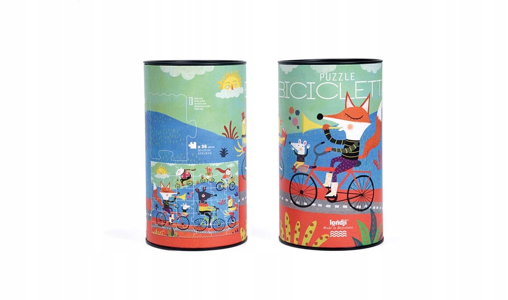 LONDJI - Puzzle 36 w tubie - Rowery