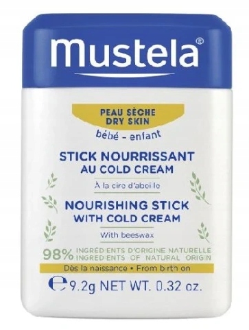 MUSTELA COLD CREAM Sztyft ochronny 9,2g