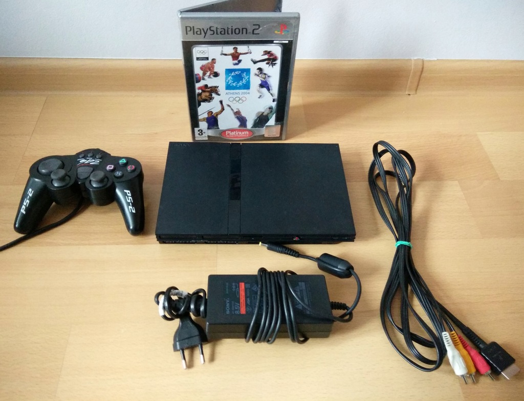 Sony Playstation 2 PS2 SLIM + PAD + GRA SPRAWNA