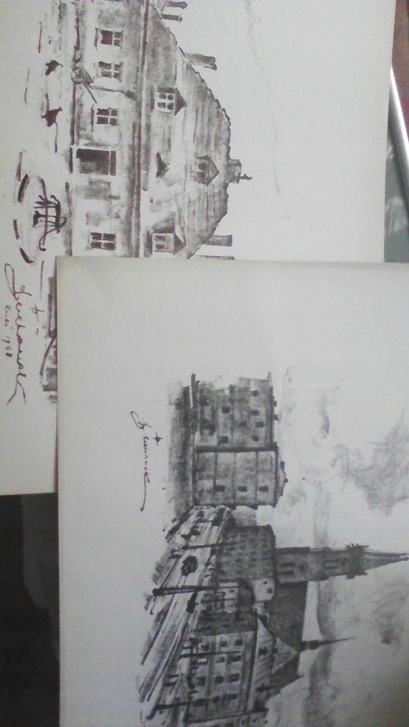 Antoni Suchanek Original Grafika LODZ 1948