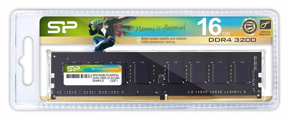 Купить Оперативная память Silicon Power DDR4 16 ГБ 3200 МГц CL22: отзывы, фото, характеристики в интерне-магазине Aredi.ru