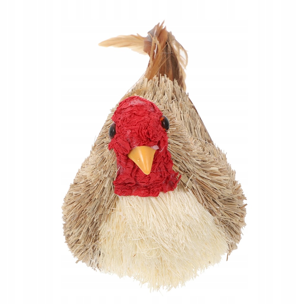 Hen Craft Ornaments Straw Model Outdoor