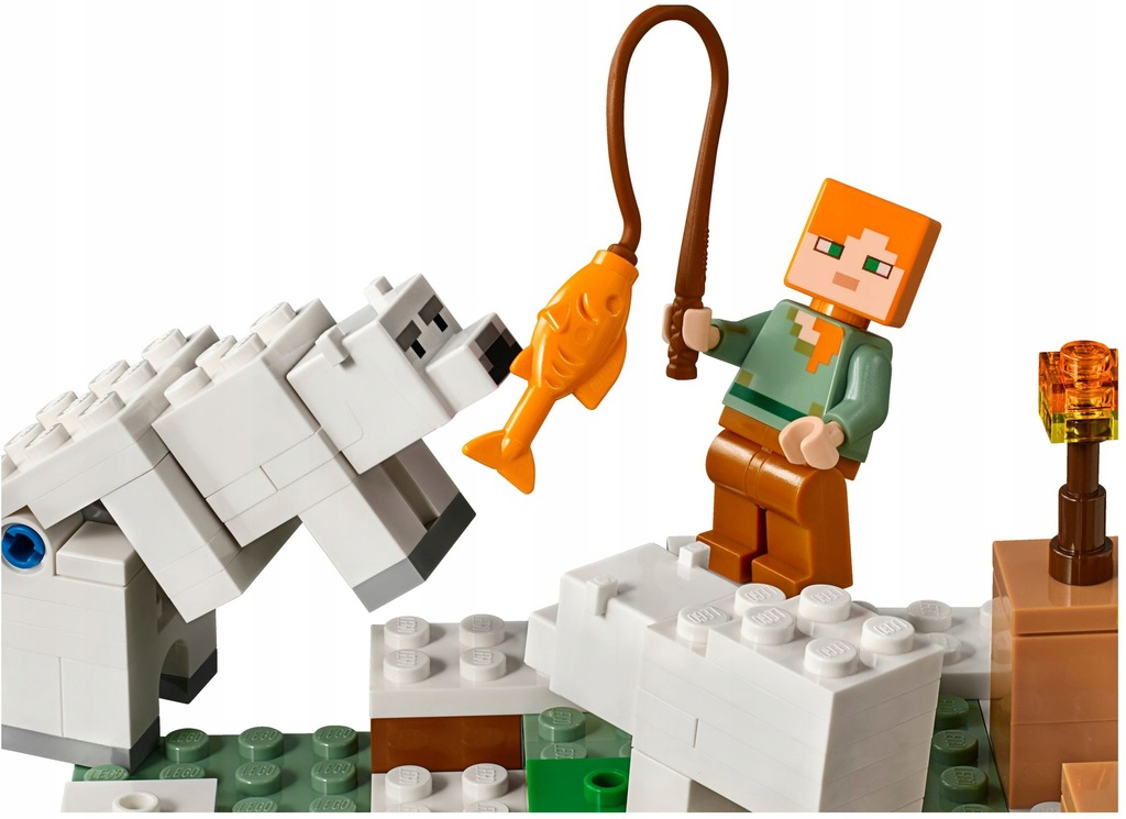 Купить LEGO MINECRAFT Иглу белого медведя 21142: отзывы, фото, характеристики в интерне-магазине Aredi.ru