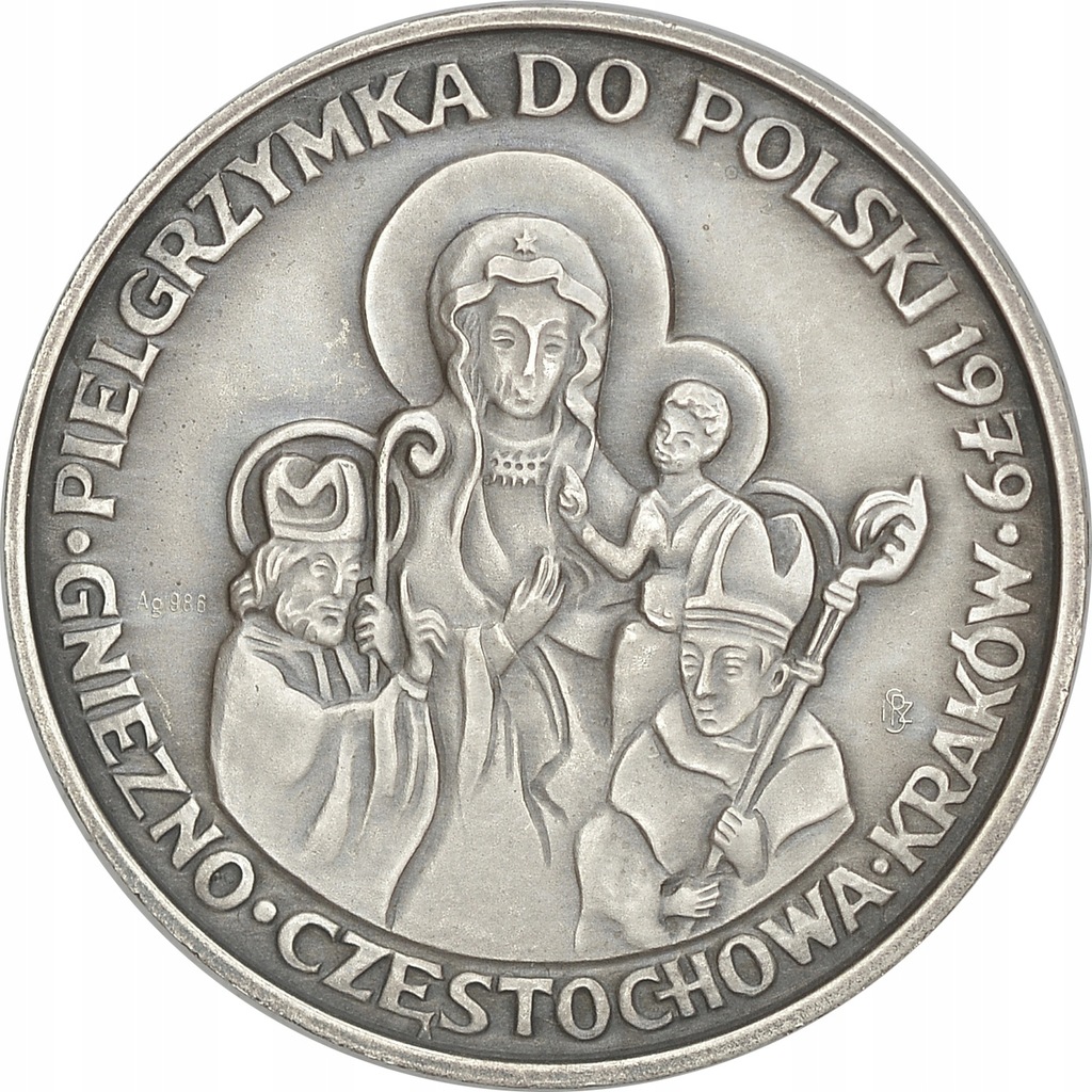 14.PRL, MEDAL- J.P.II, PIELGRZYMKA do POLSKI 1979