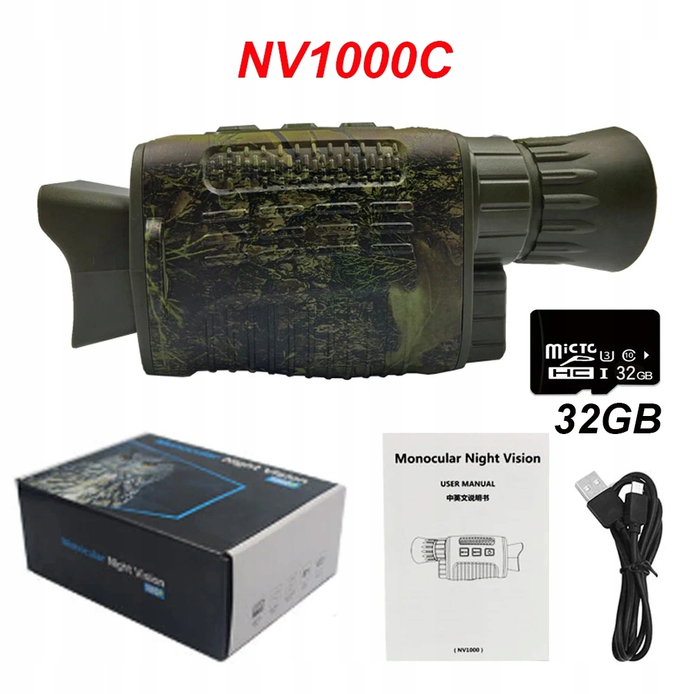 NV1000 5-krotny zoom cyfrowy teleskop monokularowy noktowizor na