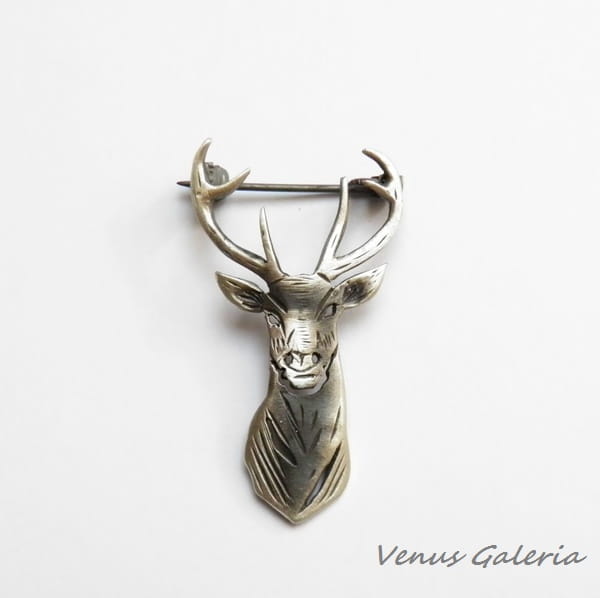 Venus Galeria - Broszka jeleń szara