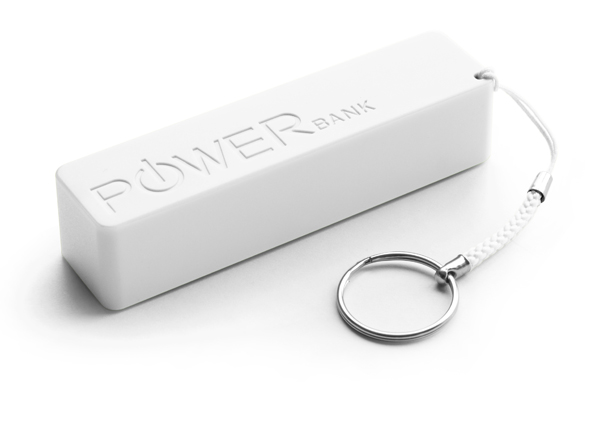 POWER BANK 2000MAH QUARK BIAŁY