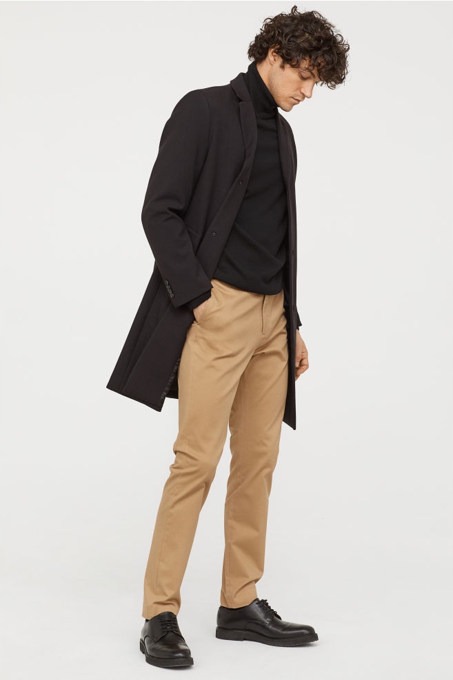 H&M - SPODNIE CHINOS -Bawełna Premium -ROZM 50