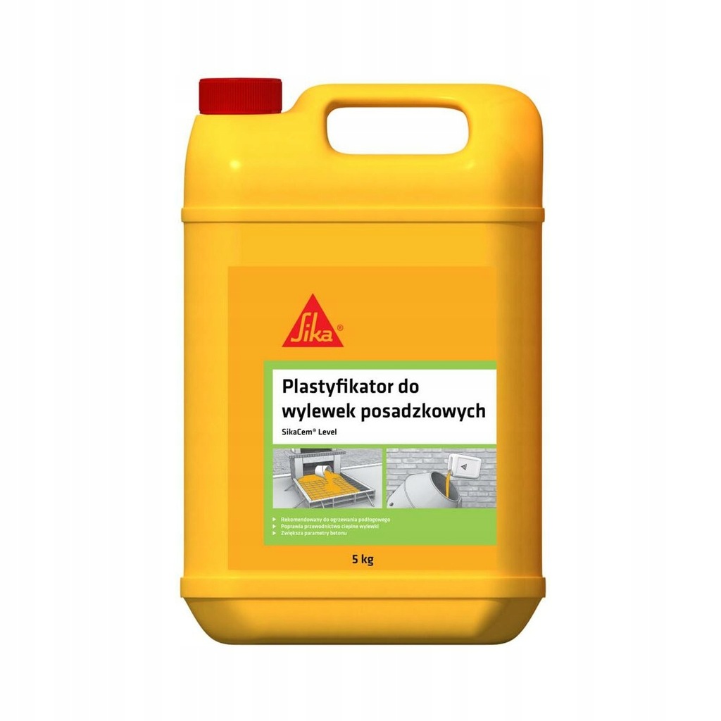 Plastyfikator do betonu Sikacem Level 5 kg Sika