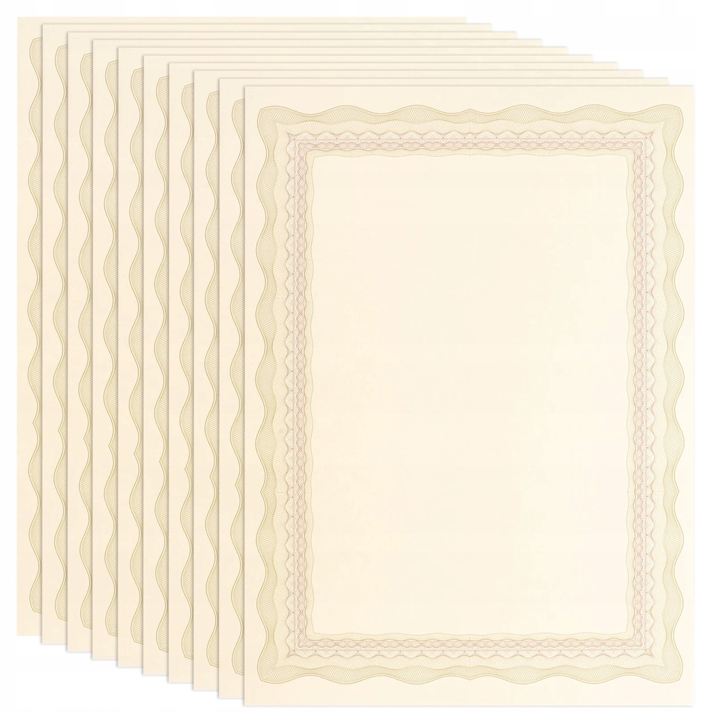 Parchment Printer Paper Blank Diploma 10 Pcs - 13946224759