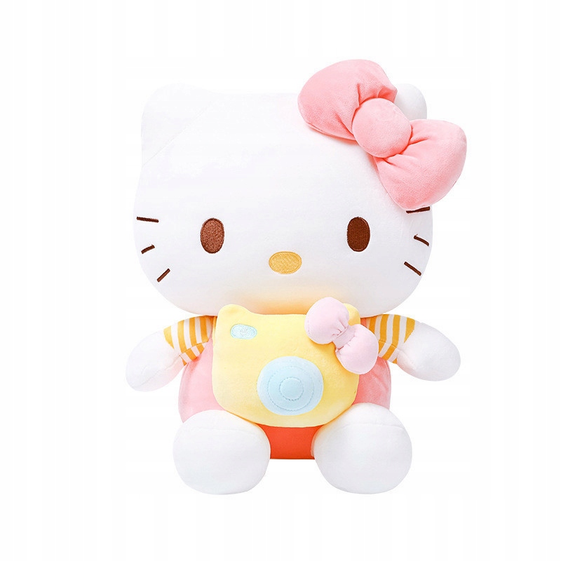 MASKOTKA HELLO KITTY KOT PLUSZ CAMERA 30CM