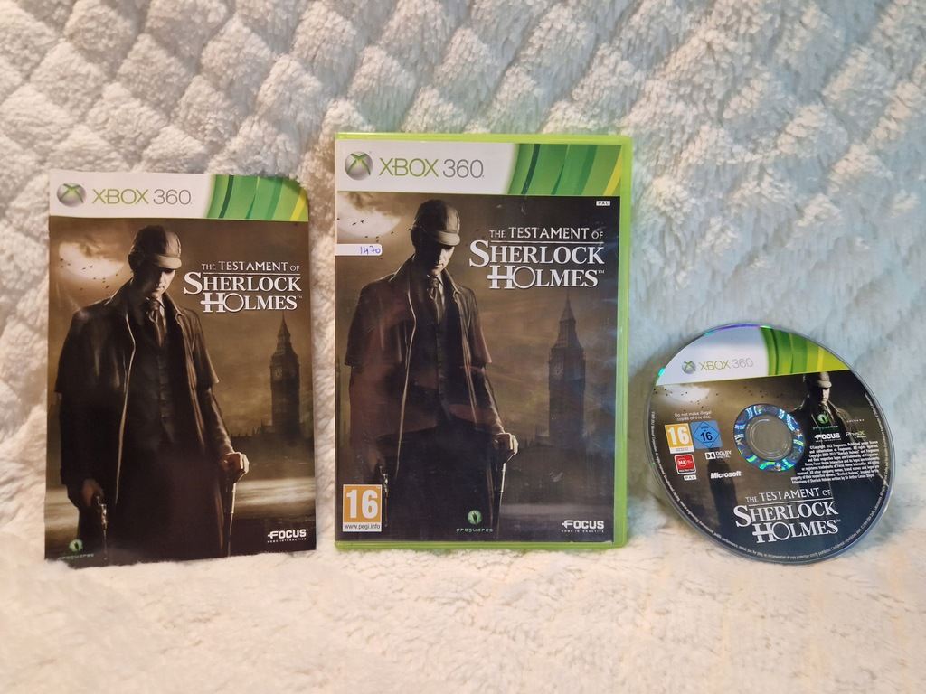 The Testament of Sherlock Holmes 8/10 ENG XBOX 360