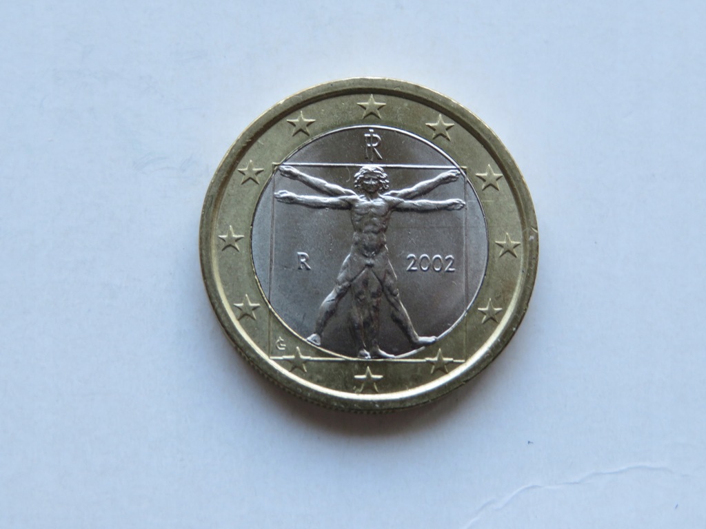 Włochy - 1 euro 2002