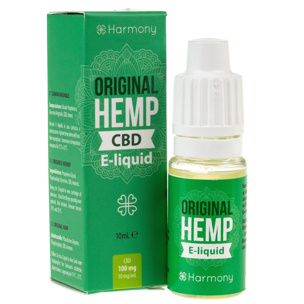 ORIGINAL HEMP E-LIQUID LEKKI ORZECHOWY AROMAT 10ML