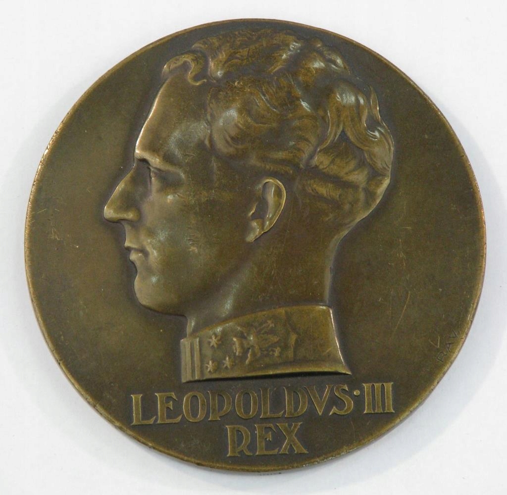 MEDAL BELGIA, LEOPOLDVS. III REX