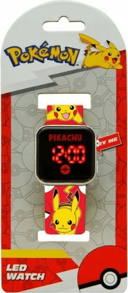 Zegarek LED z kalendarzem Pokemon POK4387