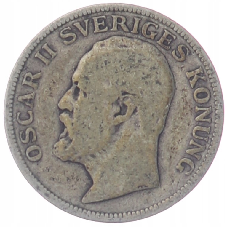 1 Korona - Król Oskar II - Szwecja - 1907 rok