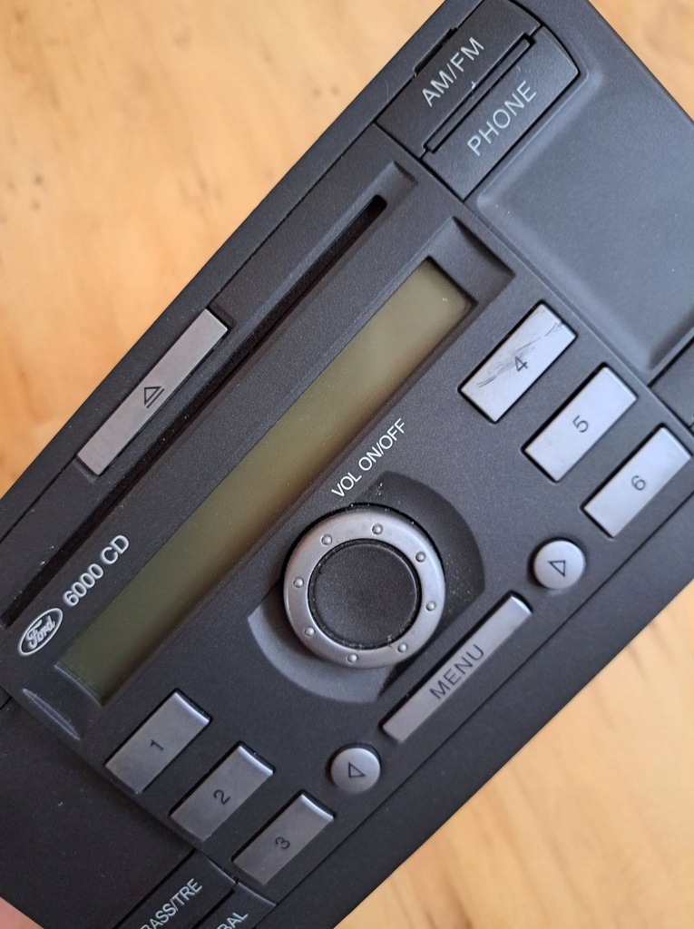 Radio samochodowe FORD 6000 CD 12448124026 oficjalne archiwum Allegro
