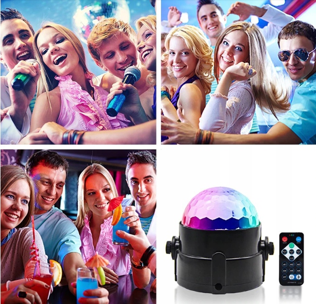 Купить DISCO ball RGB LED проектор + ПУЛЬТ S: отзывы, фото, характеристики в интерне-магазине Aredi.ru