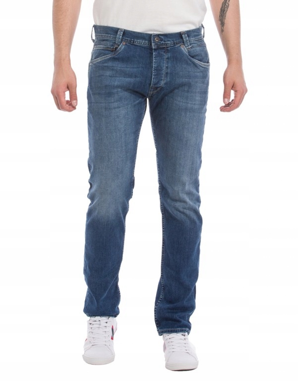 ZEE208 PEPE JEANS PROSTE JEANSY MĘSKIE 32/34