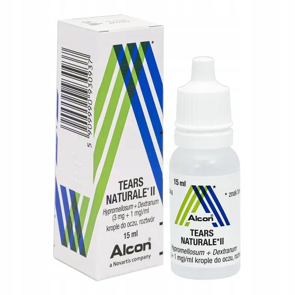 Tears Naturale II, krople do oczu, 15 ml