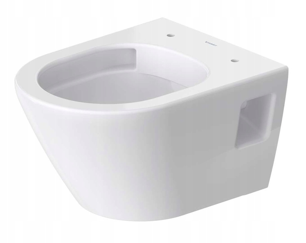 Duravit D-Neo - Miska WC montowana do ściany, bez kołnierza, biała 25870900