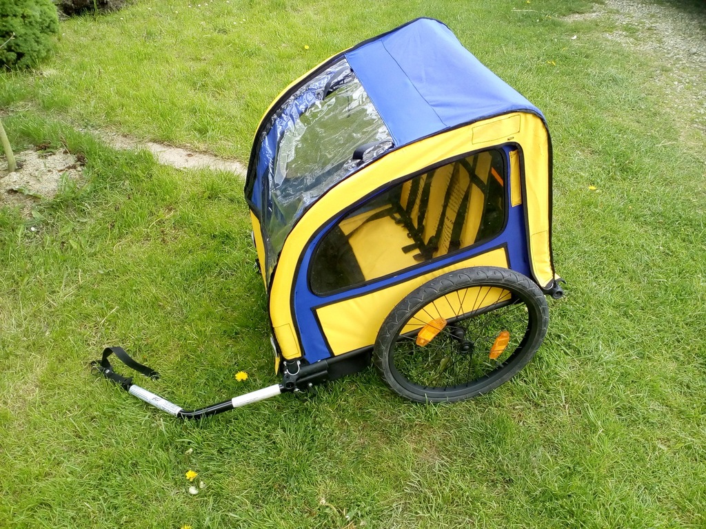 Riksza ,przyczepka rowerowa 2 osobowa