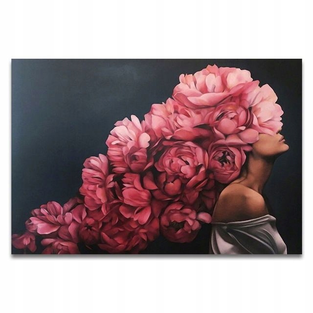 Obraz Malowanie Po Numerach - Za Kwiatami Długie z RAMĄ 40x50 PIAST