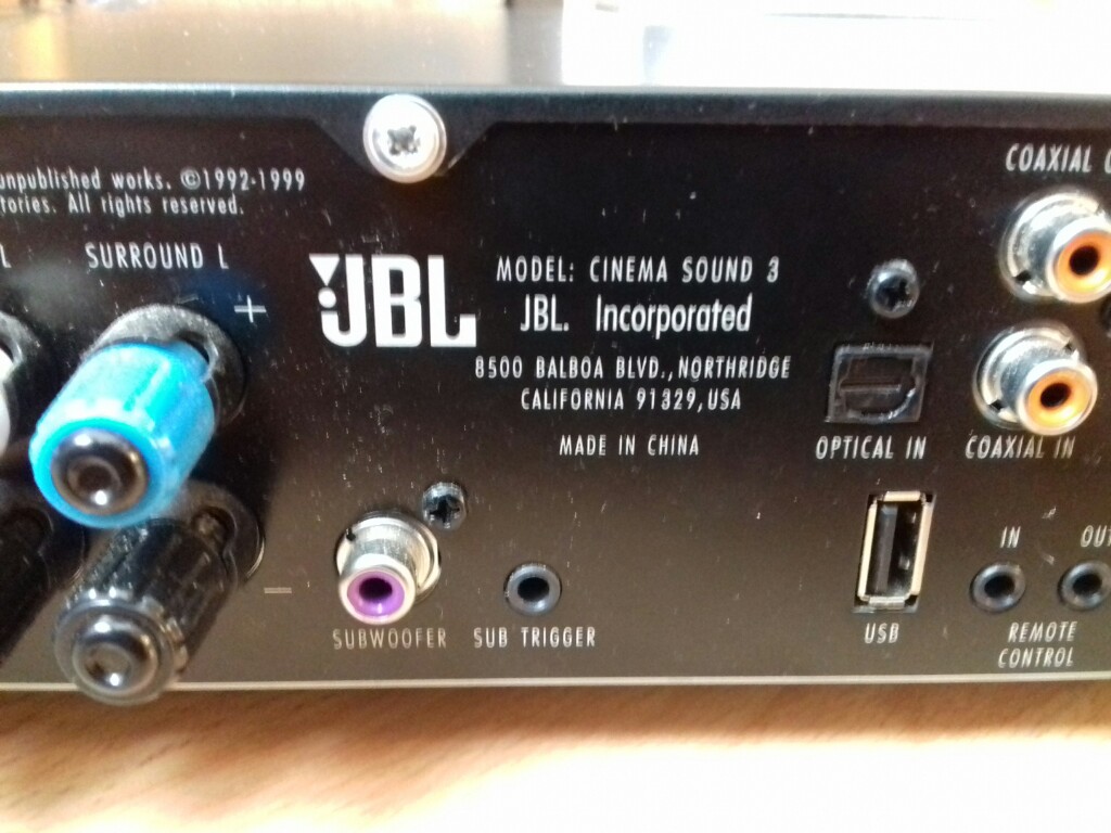 jbl cinema sound 3